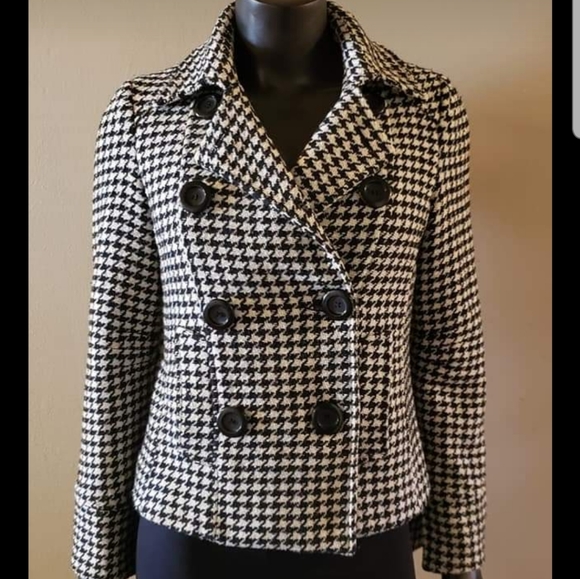 Women's houndstooth coat - Picture 1 of 2